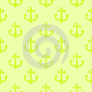 A nautical anchor seamless pattern.