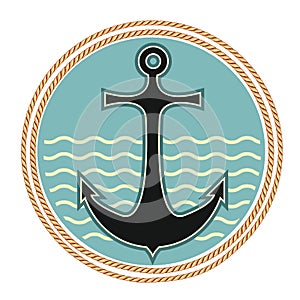 Nautical anchor symbol