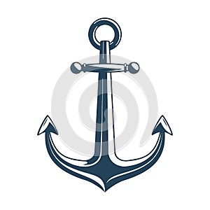 Nautical anchor vector.