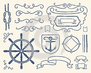 Nautical decoration set
