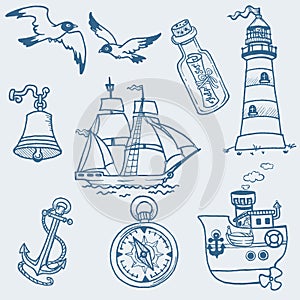 Nautical doodles