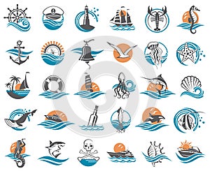 Nautical elements collection