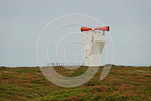 Nautical foghorn on Isle of Man