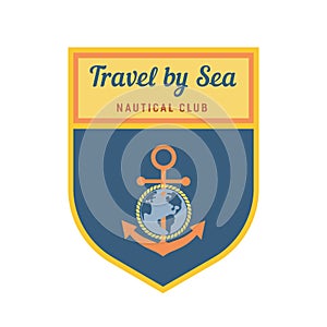 Nautical heraldic emblem