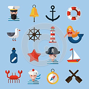 Nautical Icons Set