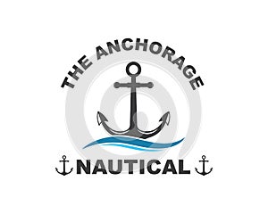 nautical Logo vector icon illustration