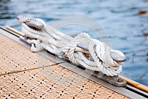 Nautical mooring rope