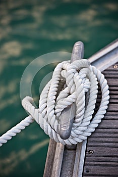 Nautical mooring rope