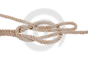 Nautical rope knot.