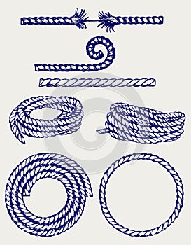 Nautical rope knots