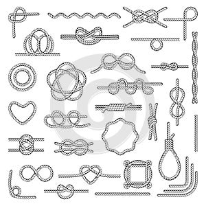 Nautical rope knots