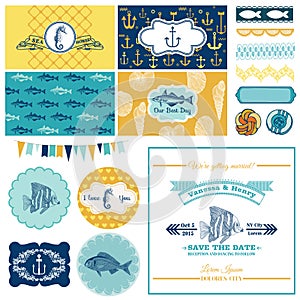 Nautical Sea Theme Set - for Party Decoration