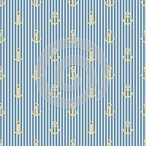 Nautical seamless pattern.