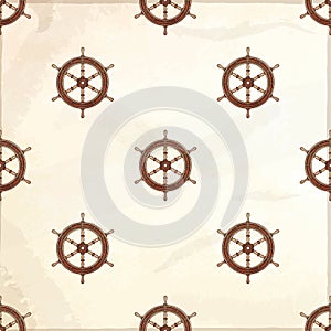 Nautical seamless pattern.