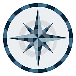 Nautical Star Symbol Icon Vector