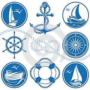 Nautical symbols and icons