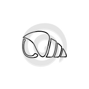 Nautilus shell of sea outline icon. Signs and symbols can be used for web, logo, mobile app, UI, UX