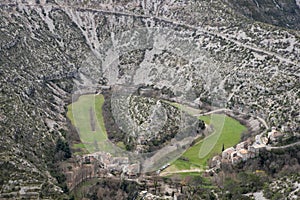 Navacelles natural circus in HÃ©rault