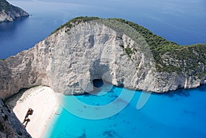 Navagio Bay on Zakynthos island