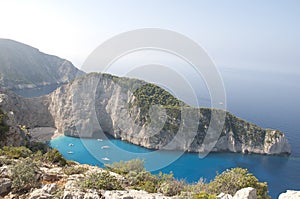 Navagio Beach Ionian Sea photo