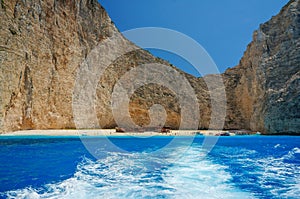 Navagio Beach in Zakynthos photo