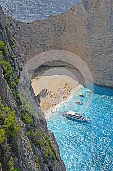 Navagio Beach, Zakynthos, Greece