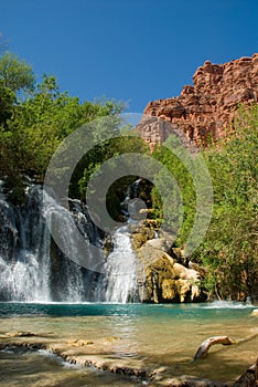 Navajo Falls in Havasu Canyon