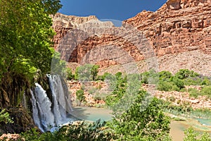 Navajo Falls in Havasu Canyon