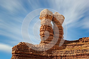 The Navajo Twins, twin rocks geologic formation