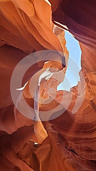 Navajo Upper Antelope Canyon taken around noon