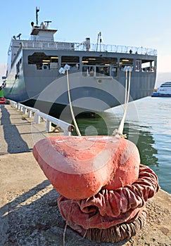 Naval auxiliary ship.