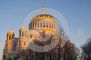 Naval cathedral in Kronshtadt