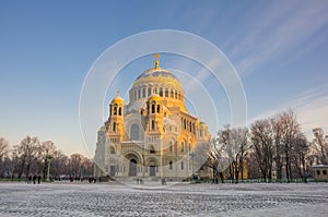 Naval cathedral in Kronshtadt