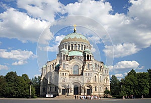 Naval cathedral in Kronstadt