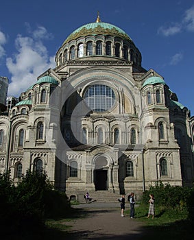 Naval cathedral in Kronstadt