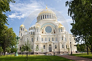 Naval cathedral of Saint Nicholas in Kronstadt