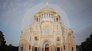 The Naval cathedral of Saint Nicholas in Kronstadt is a Russian Orthodox , Kronstadt, Russia