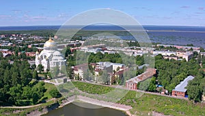 Naval cathedral of Saint Nicholas in Kronstadt, St.-Petersburg, Russia