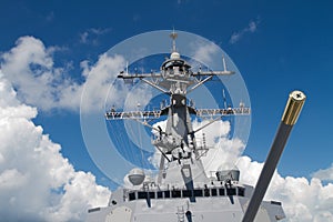 Naval destroyer war ship photo