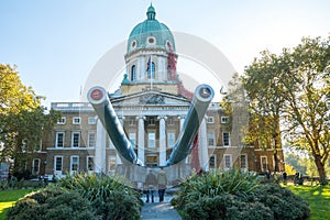 Naval Guns in front of the Imperial War Museum, London