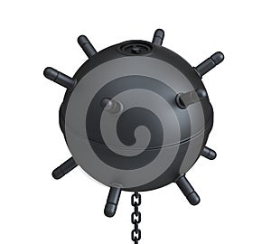 Naval Mine Isolated
