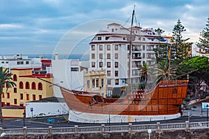 Naval museum Barco de la Virgen at Santa Cruz de la Palma, Canary islands, Spain photo