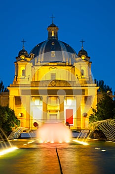 Navarra a sus Muertos en la Cruzada in night photo