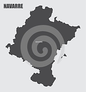 Navarre region map