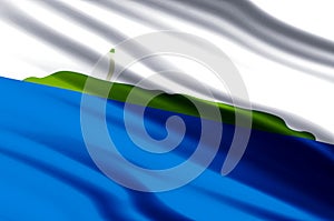Navassa island flag illustration