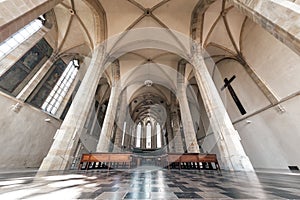 The nave of Emmaus monastery