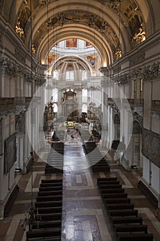 Nave of the Salzburg Cathedral