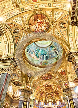 Santuario della Beata Vergine del Rosario. Pompei, Italy.