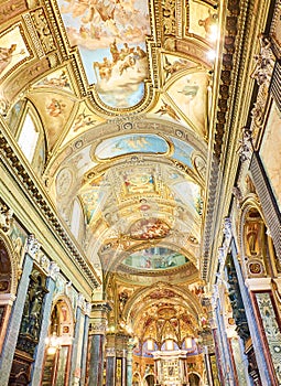 Santuario della Beata Vergine del Rosario. Pompei, Italy.