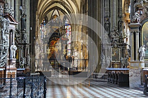Nave of the Stefansdom, Vienna photo